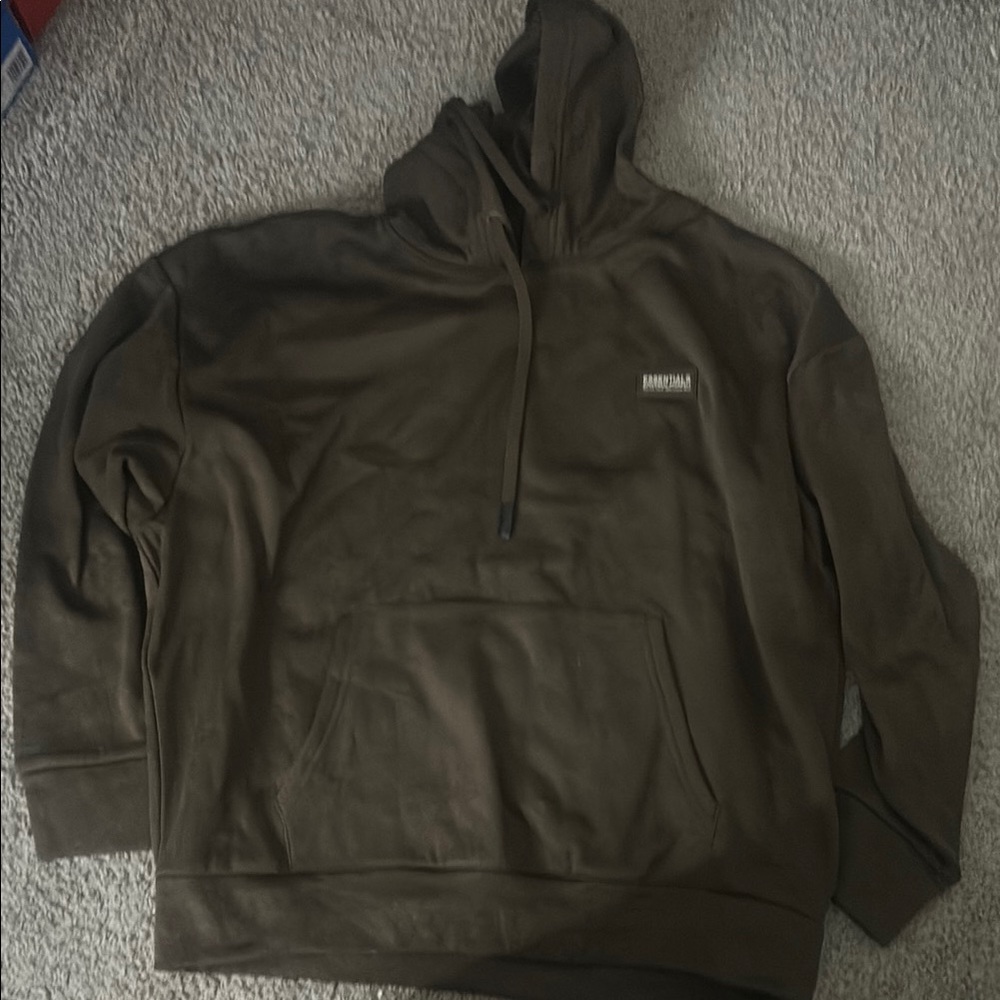 Essentials Brown Pullover Hoodie - image 1